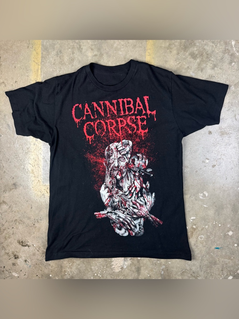 Cannibal Corpse T-Shirt Size Medium Death Metal Concert Tour Merch Band Tee
